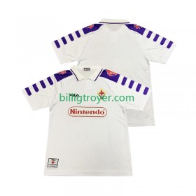 Billige Fotballdrakter ACF Fiorentina 1999 Retro Bortedraktsett 1998 Kortermet